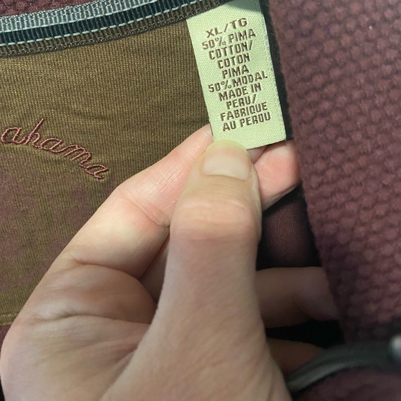 Tommy Bahama 1/2 zip long sleeved Pima blend men’s pullover dress shirt size XL - Picture 7 of 8